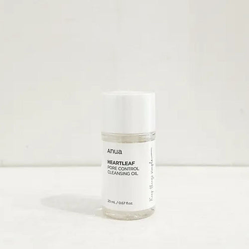 a bottle of Anua Heartleaf Pore Control Cleansing Oil Mini 20 mL