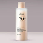 a bottle of Anua Rice 70 Glow Milky Toner 250 mL
