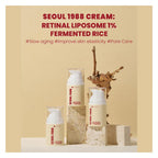 K-SECRET - SEOUL 1988 Cream : Retinal Liposome 1% + Fermented Rice - 50ml