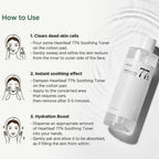Anua Heartleaf 77% Soothing Facial Toner For Redness & Acne- Prone Skin Type 250 mL How To Apply