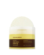 EQQUALBERRY Collagen Glow Up Gel Toner Pads 140ml (60 Pads)