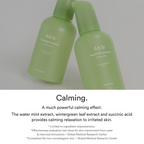 two bottles of Abib Heartleaf Essence Calming Pump