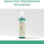 a bottle of AXIS-Y Quinoa One Step Balanced Gel Cleanser 180ml 