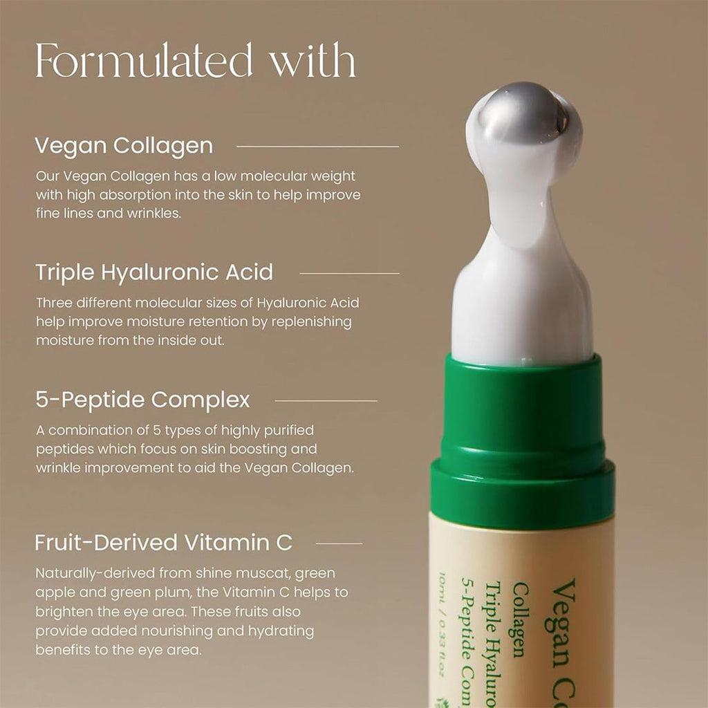 close-up of AXIS - Y Vegan Collagen Eye Serum