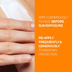 LA ROCHE-POSAY ANTHELIOS UVMUNE 400 Invisible Fluid SPF50+ 50 mL How To Apply