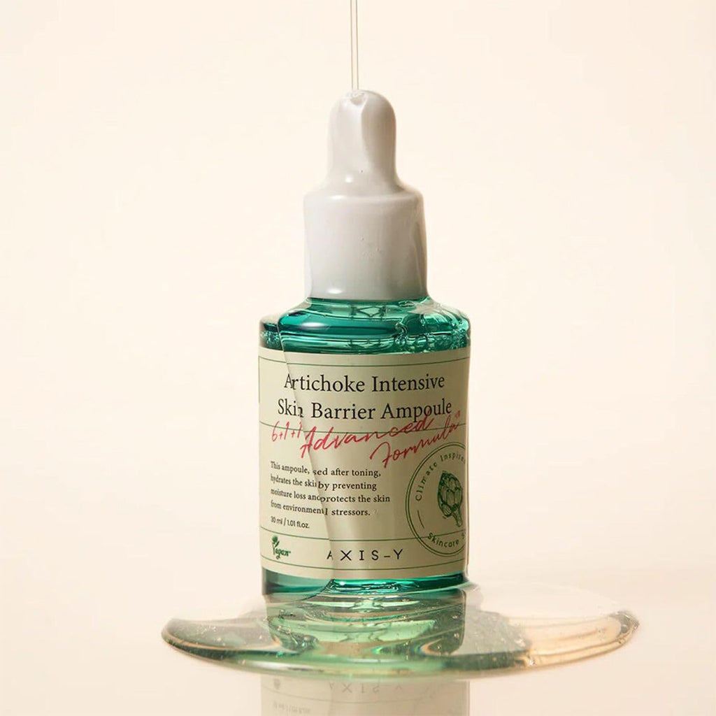 AXIS-Y Artichoke Intensive Skin Barrier Ampoule drenched in product