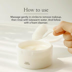 Beauty of Joseon Radiance Cleansing Balm jar with product scooped onto a spatula