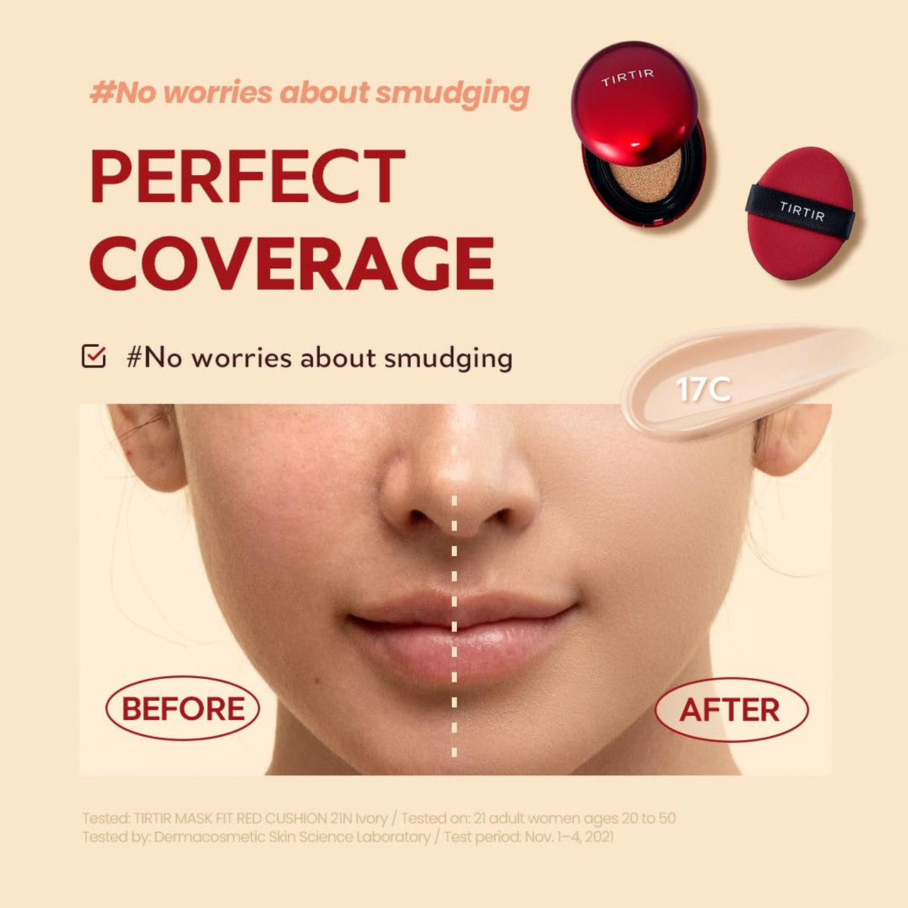 TIRTIR Mask Fit Red Cushion 21N Ivory TIRTIR