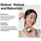 woman applying SOME BY MI Retinol Intense Reactivating Face Serum