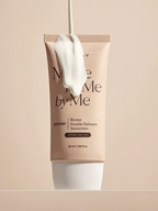 AXIS-Y Biome Double Defense Sunscreen tube lathered in product