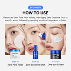 woman showing how to use medicube products