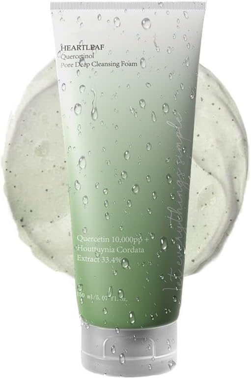 Anua Heartleaf Quercetinol Facial Deep Pore Cleansing Foam 150ml.