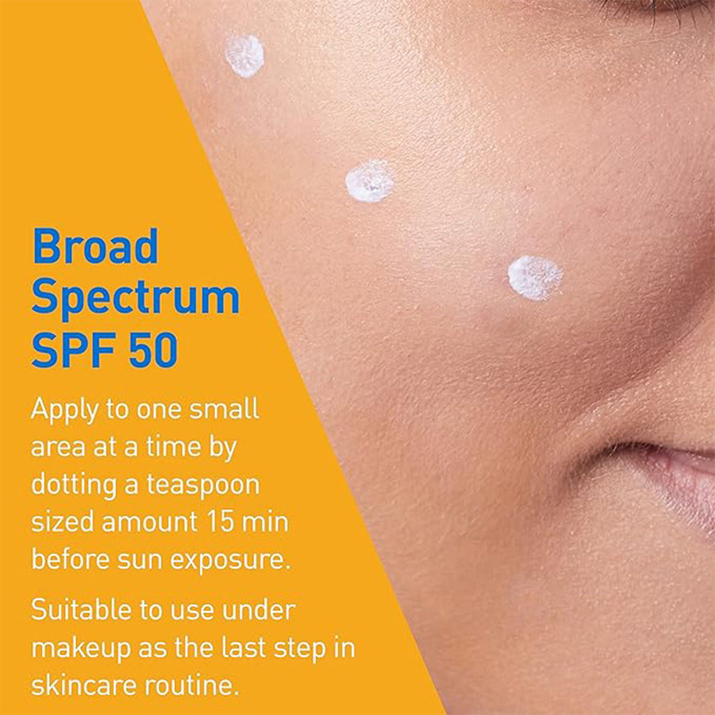 CeraVe Hydrating Sheer Sunscreen SPF 50 for Face and Body 75 mL CeraVe