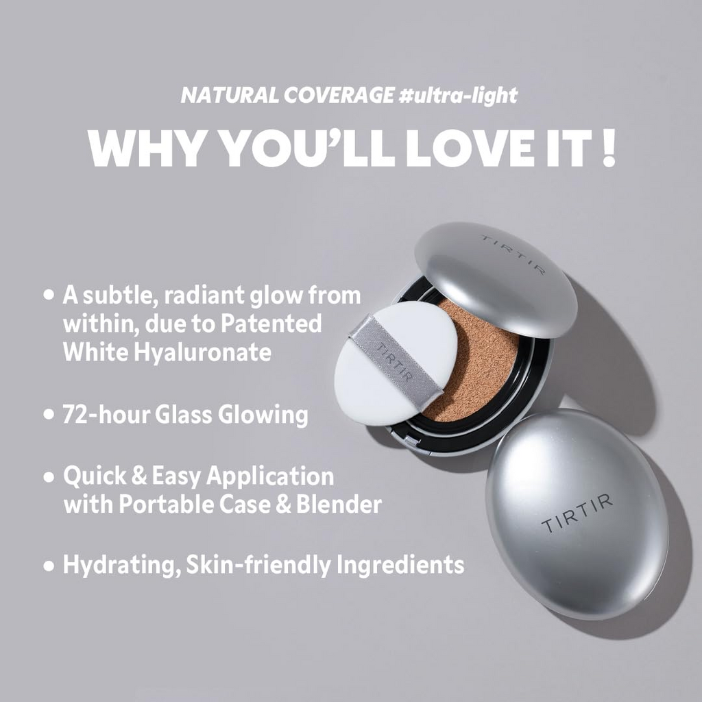 TIRTIR Mask Fit Aura Silver Cushion Foundation 24N Latte TIRTIR