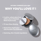 TIRTIR Mask Fit Aura Silver Cushion Foundation 27C Cool Beige TIRTIR