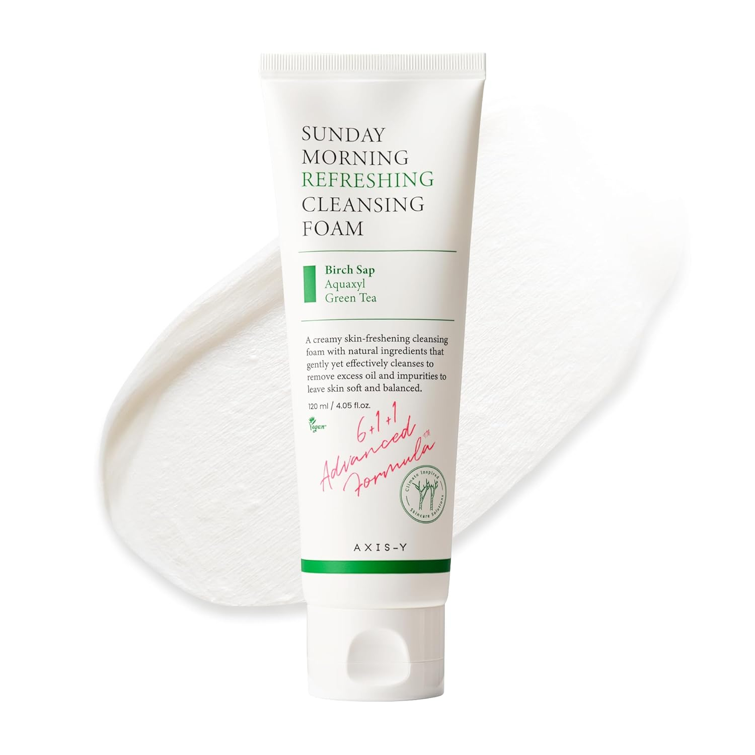 AXIS-Y Sunday Morning Refreshing Cleansing Foam tube bottle