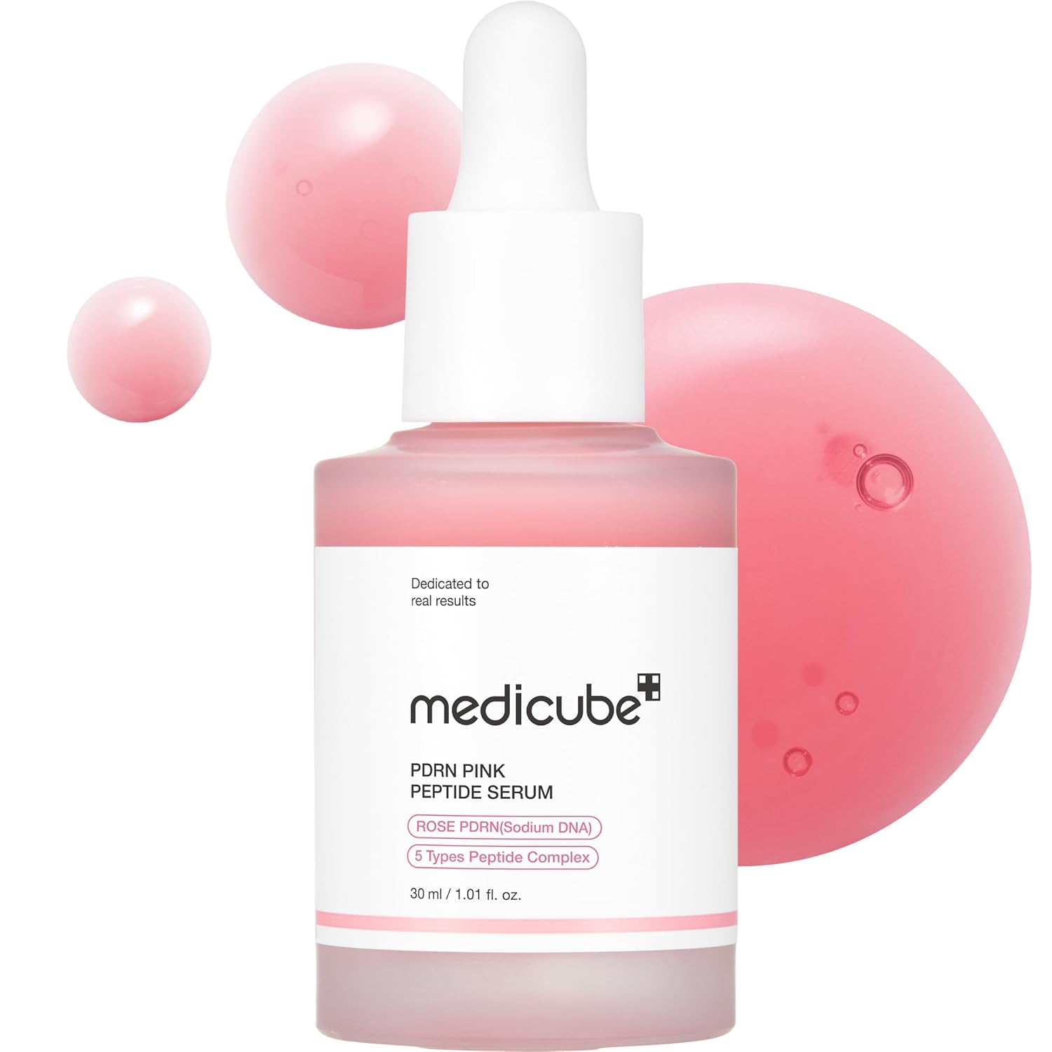 medicube PDRN Pink Peptide Serum, Pink glow serum, 30 mL MediCube