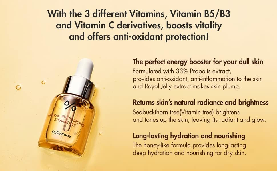 Dr.Ceuracle Royal Vita Propolis 33 Ampoule bottle