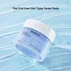 BIODANCE Cera-nol Gel Toner Pads (60 Pads/140g) container placed on a gel surface