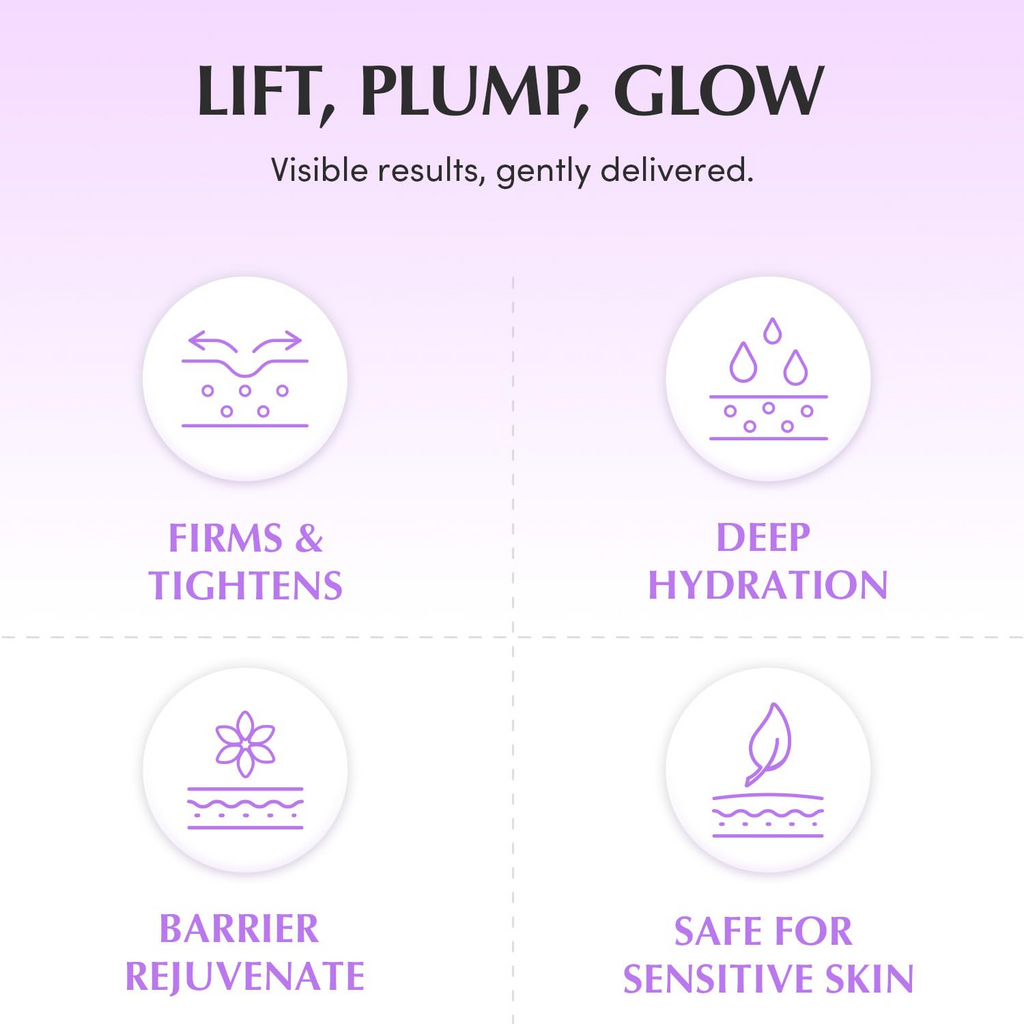 EQQUALBERRY Cera Deep Bakuchiol Plumping Capsule Cream characterstics with icons