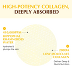 EQQUALBERRY Collagen Glow Up Gel Toner Pad with text 'high-potency collagen, deeply absorbed'