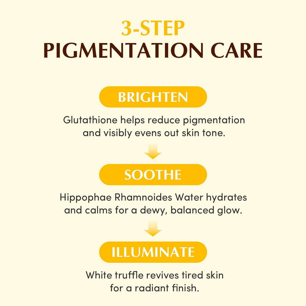 3-step pigmentation care guide