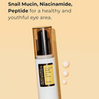 pump bottle of COSRX Advanced Snail Peptide Eye Cream 25ml
