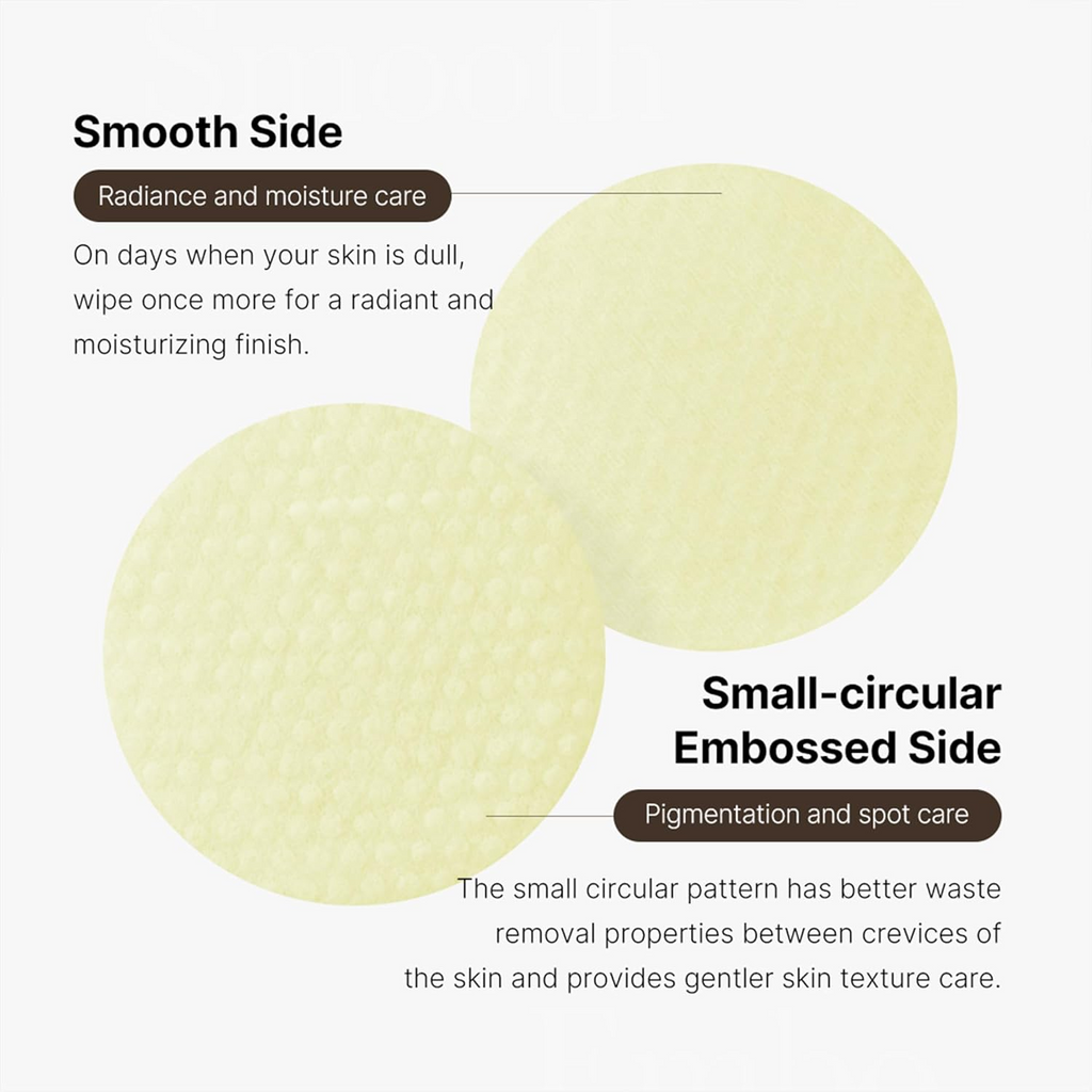 two pads of medicube Deep Vita C Facial Pads 
