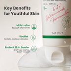 close-up of AXIS-Y Sunday Morning Refreshing Cleansing Foam bottle