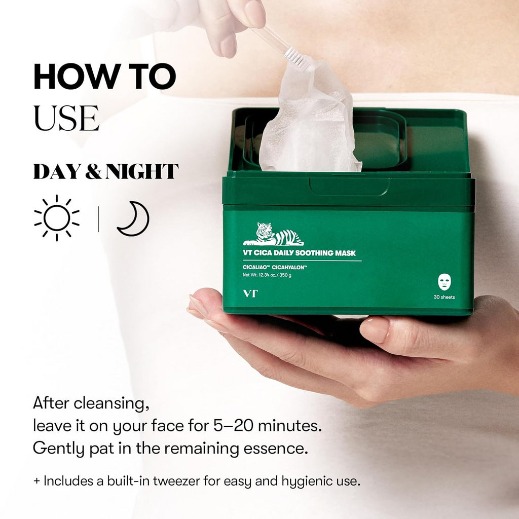 VT Cica Daily Soothing Mask Sheet 30 Sheets VT
