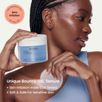 a woman holding BIODANCE Cera-nol Gel Toner Pads (60 Pads/140g) in her hand