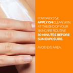 person applying LA ROCHE-POSAY Anthelios Age-Correct SPF50+ 50mL on skin
