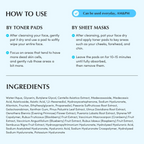 instructions to use EQQUALBERRY Swimming Pool Toner Pads with ingredients list
