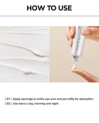 directions to use Mary&May Tranexamic Acid + Glutathione Eye Cream 30mL
