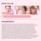 instructions to use EQQUALBERRY Collagen Pore-Tight Up Mask sheets with ingredients list