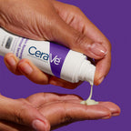 CeraVe Skin Renewing Retinol Serum dispensed out on a hand