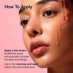 woman applying Anua Niacinamide Serum on her face