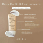 AXIS-Y Biome Double Defense Sunscreen tube