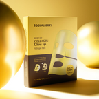 box of EQQUALBERRY Collagen Glow Up Mask Sheets
