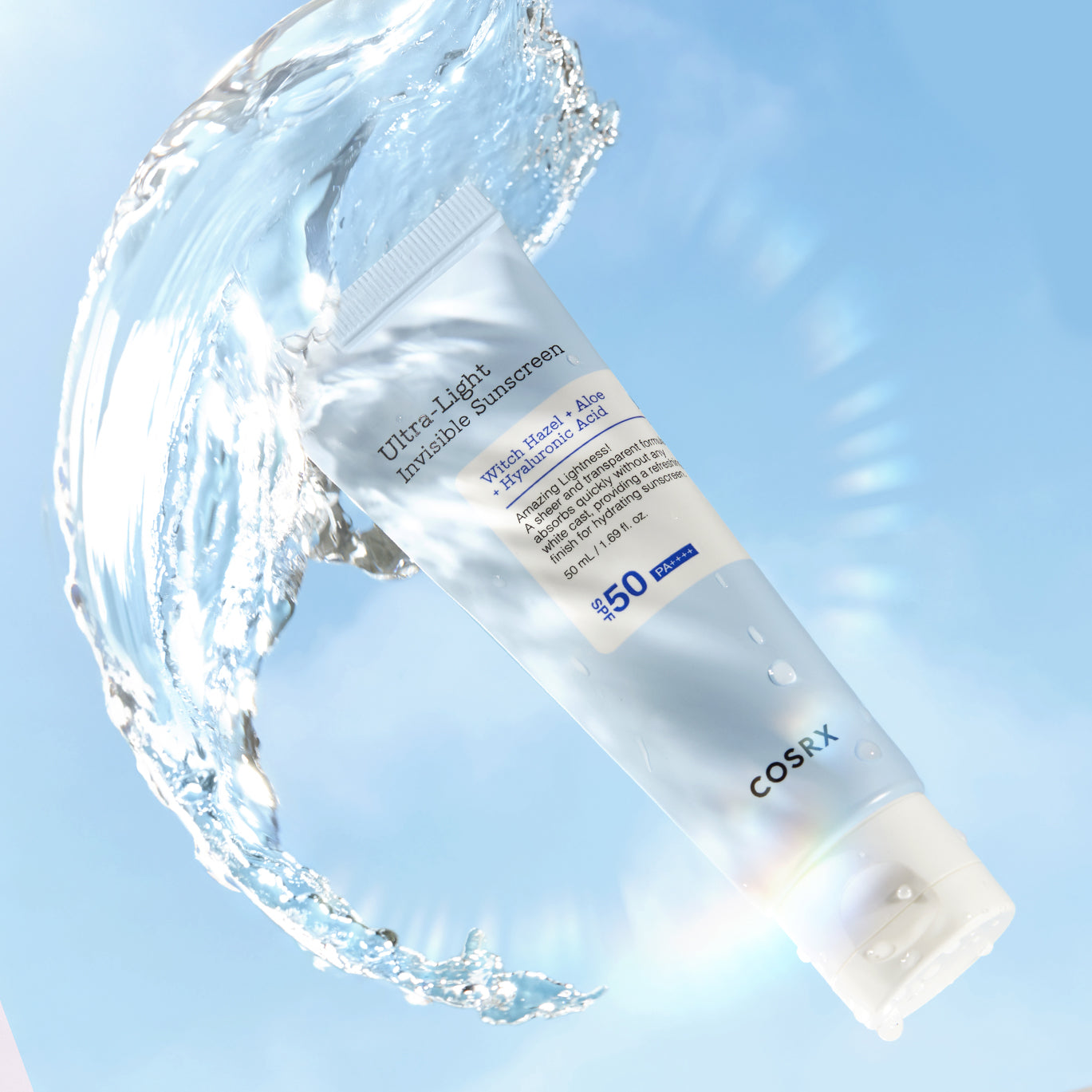 COSRX Ultra-Light Invisible Sunscreen SPF50 PA++++ 50mL COSRX