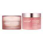 Two jars of Medicube triple deep and collagen jelly cream