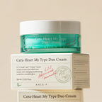 AXIS-Y Cera-Heart My Type Duo Cream jar with box packaging