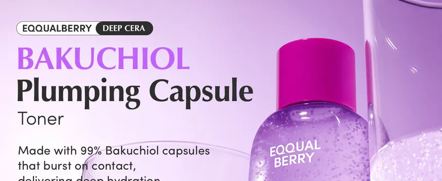 EQQUALBERRY - Bakuchiol Plumping Capsule Toner 150ml