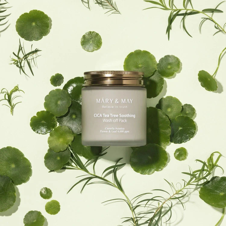 Mary&May Vegan Cica Tea Tree Wash Off Mask 125g Mary&May