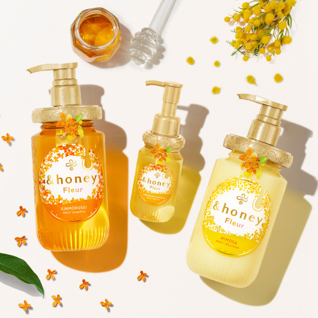 &honey fleur kinmokusei moist shampoo 440mL &honey