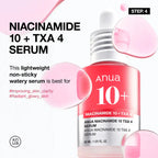 Anua Glass Skin Essential Set, Your 4-Step Routine to Radiant, Poreless Skin | Full-Size Kit Anua