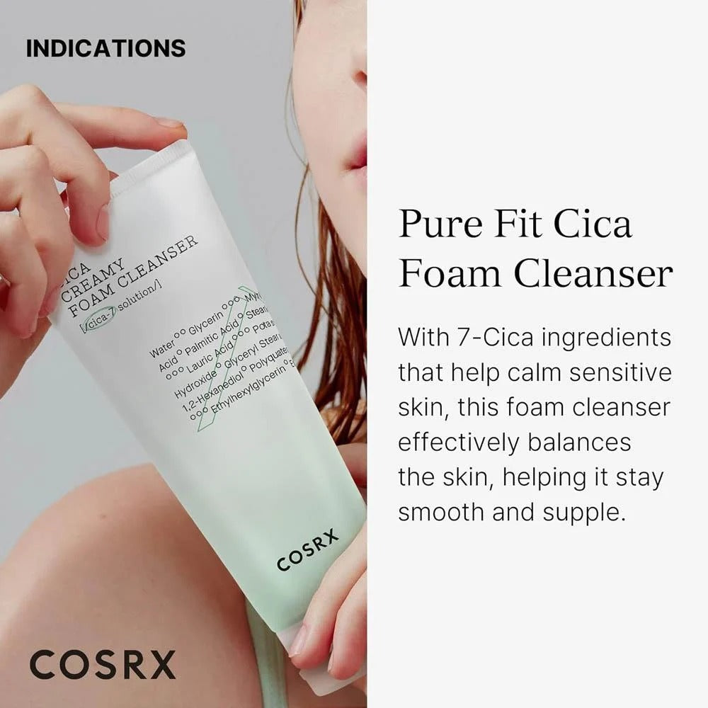 COSRX Pure Fit Cica Creamy Foam Mild Cleanser 150ml