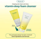 two bottles of Goodal Green Tangerine Vita C Cleansing Foam 150 mL