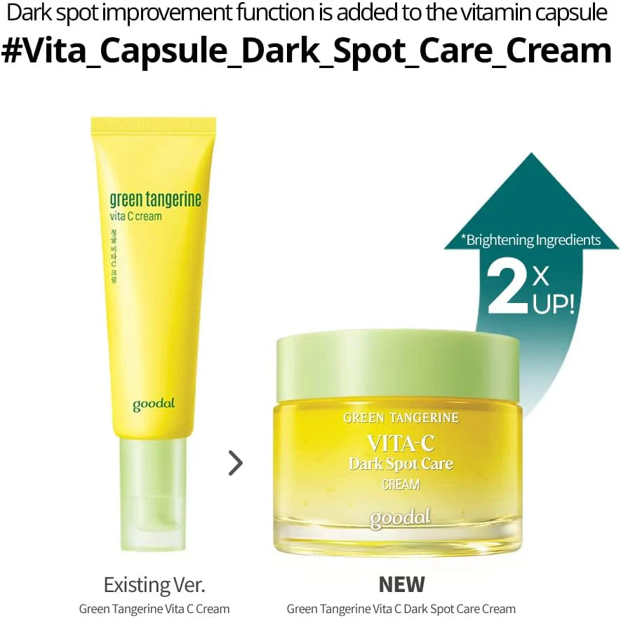GOODAL Green Tangerine Vita-C Dark Spot Care Cream 50ml.