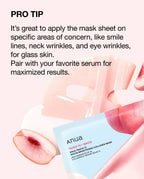 Anua Peach 70+ Niacin Brightening Collagen Mask (38g x 4 Packs) Anua